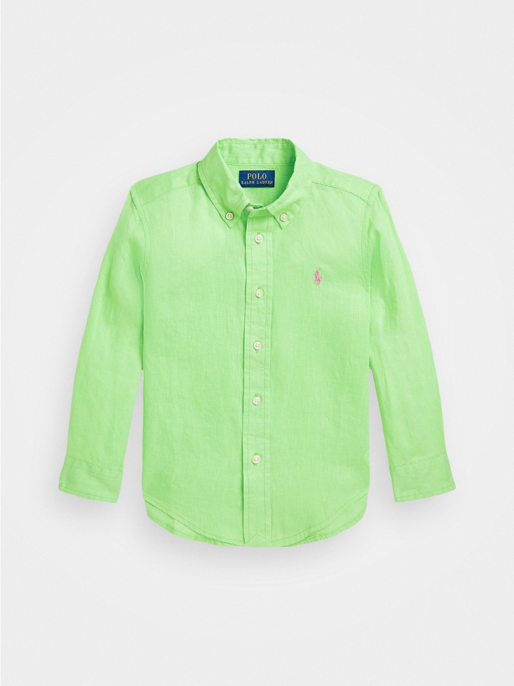 Ralph Lauren Lime Green Button-Down Shirt
